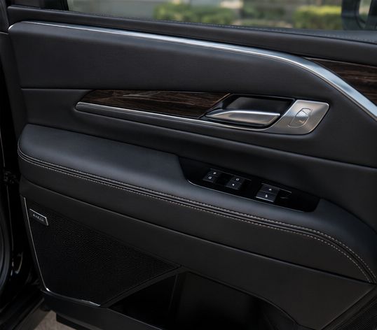 Cadillac Escalade interior door — Houston Limo Chauffeur