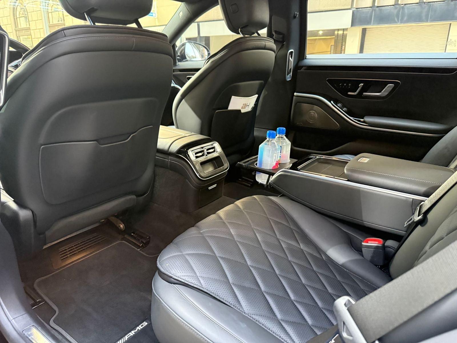 Mercedes s class front seats interior — Houston Limo Chauffeur