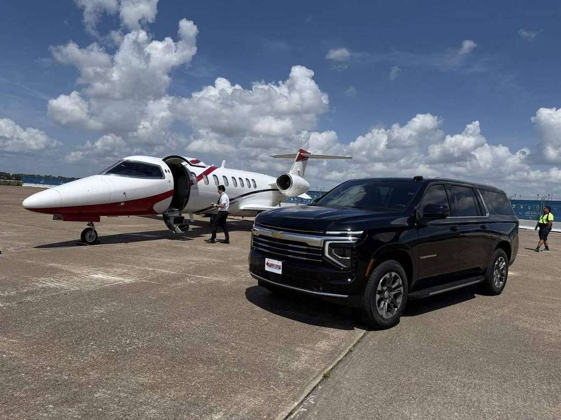 Chevy Suburban private jet pilot — Houston Limo Chauffeur